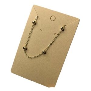 Gold beaded necklace